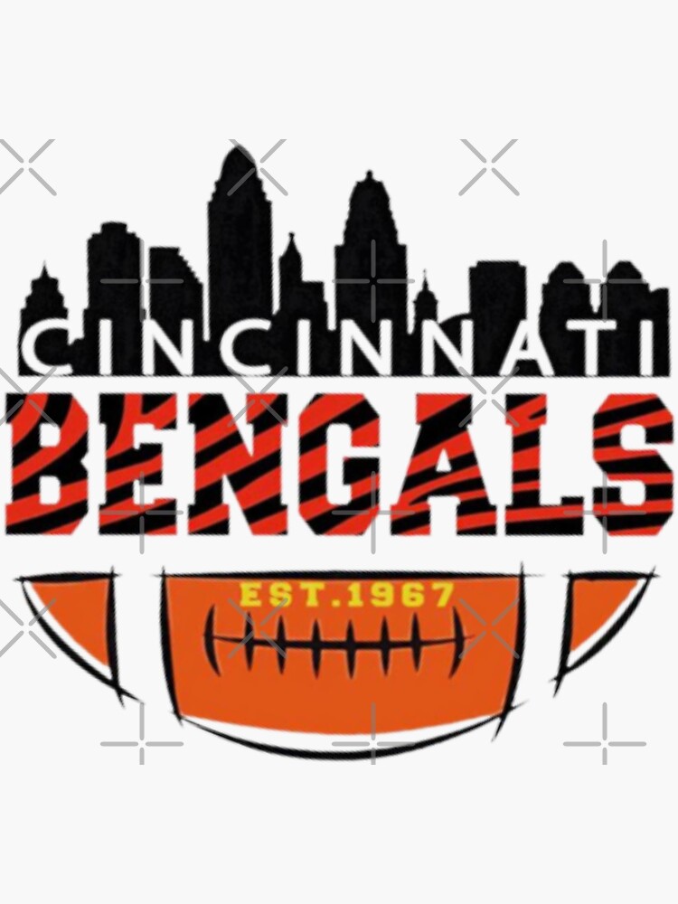 Cincinnati Bengals Skyline | Sticker