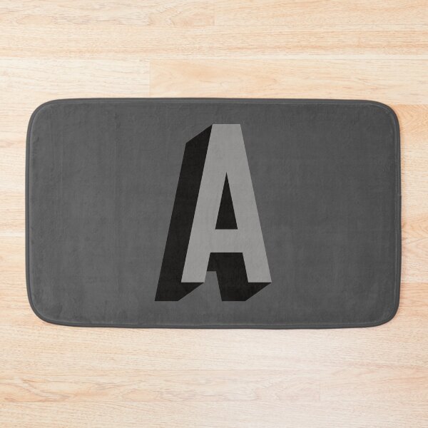 Item preview, Grey and Black A — Film Noir Monogram designed and sold by GoodSequel.