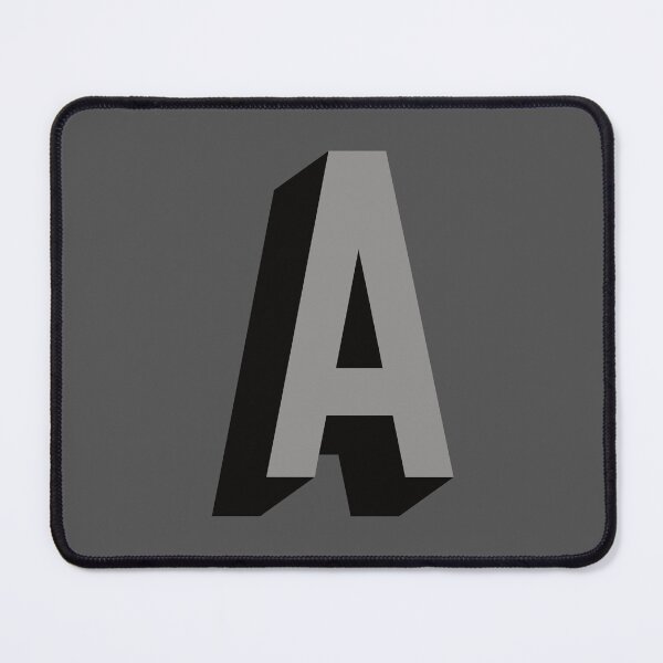 Item preview, Grey and Black A — Film Noir Monogram designed and sold by GoodSequel.