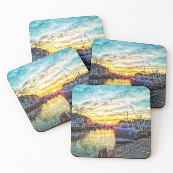 Item preview, Sunrise Weymouth Harbour designed and sold by Marie Clapton.