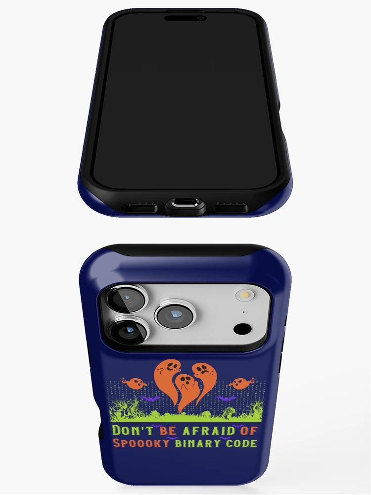 Thumbnail 3 of 4, iPhone Case, Spooky Binary code - Computer programmer designed and sold by HaileyLow.
