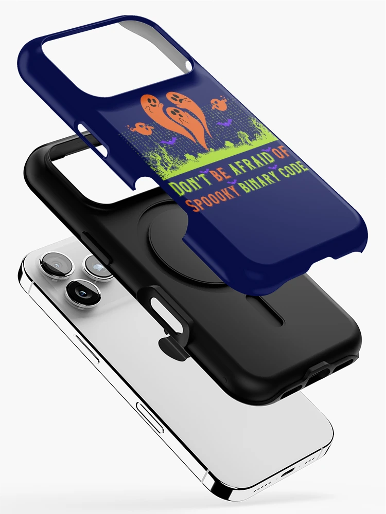 Thumbnail 2 of 4, iPhone Case, Spooky Binary code - Computer programmer designed and sold by HaileyLow.