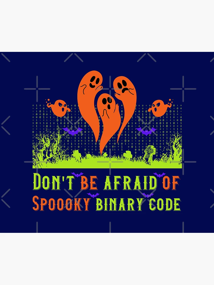 Thumbnail 5 of 5, Mouse Pad, Spooky Binary code - Computer programmer designed and sold by HaileyLow.