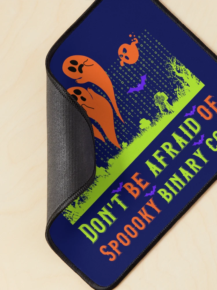Thumbnail 2 of 5, Mouse Pad, Spooky Binary code - Computer programmer designed and sold by HaileyLow.