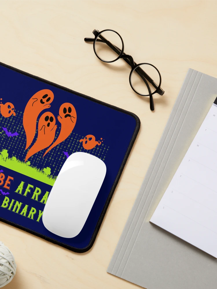 Thumbnail 3 of 5, Mouse Pad, Spooky Binary code - Computer programmer designed and sold by HaileyLow.
