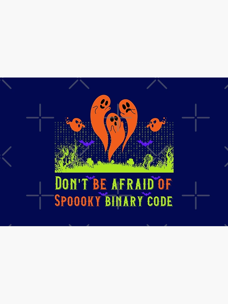Thumbnail 4 of 4, Zipper Pouch, Spooky Binary code - Computer programmer designed and sold by HaileyLow.