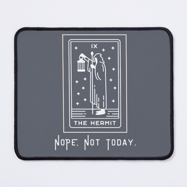 Item preview, Nope Not Today Hermit Tarot Design  designed and sold by Mel0505.