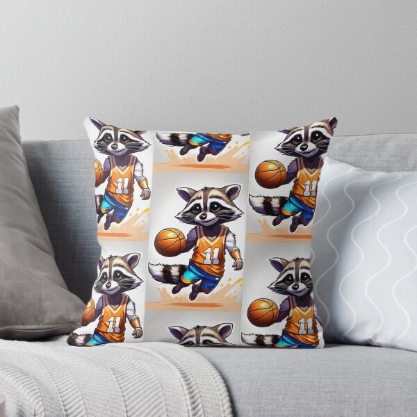 Item preview, A cute and cool raccoon playing basketball designed and sold by Pelzi100.
