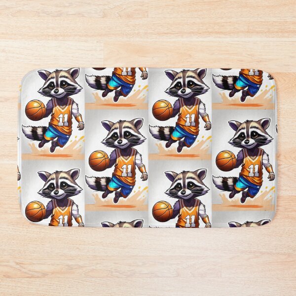 Item preview, A cute and cool raccoon playing basketball designed and sold by Pelzi100.