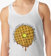 can i PLEASE get a waffle Men's Tank Top
