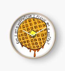 Kann ich bitte eine Waffel bekommen Uhr