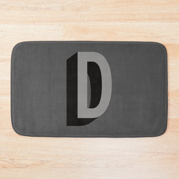 Item preview, Grey and Black D — Film Noir Monogram designed and sold by GoodSequel.