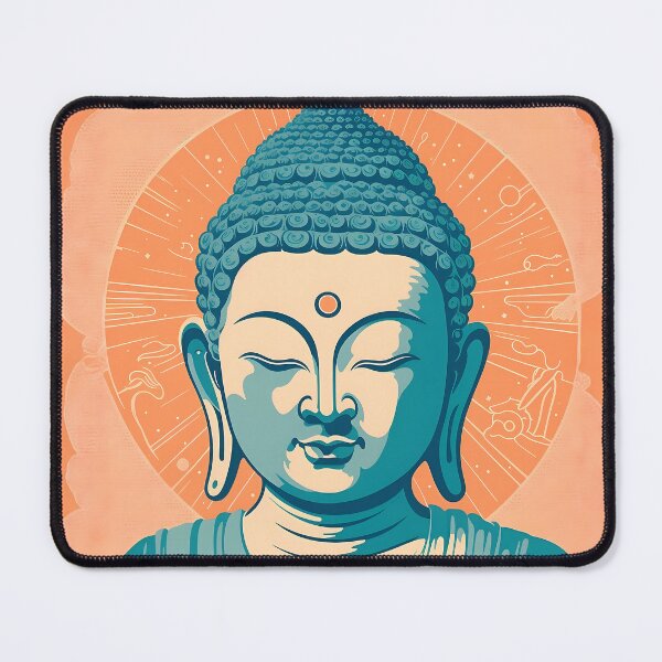 Item preview, pop art buddha designed and sold by ZenStickConcept.