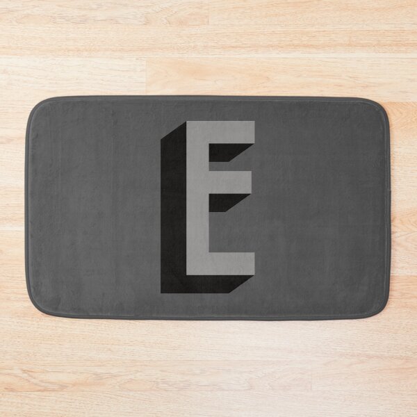 Item preview, Grey and Black E — Film Noir Monogram designed and sold by GoodSequel.