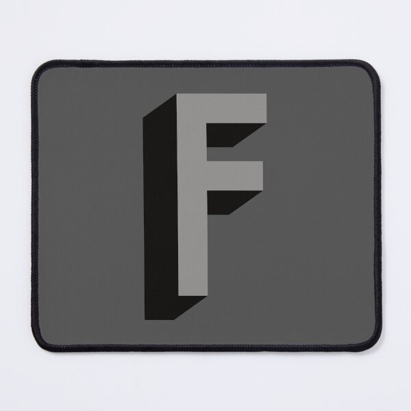 Item preview, Grey and Black F — Film Noir Monogram designed and sold by GoodSequel.
