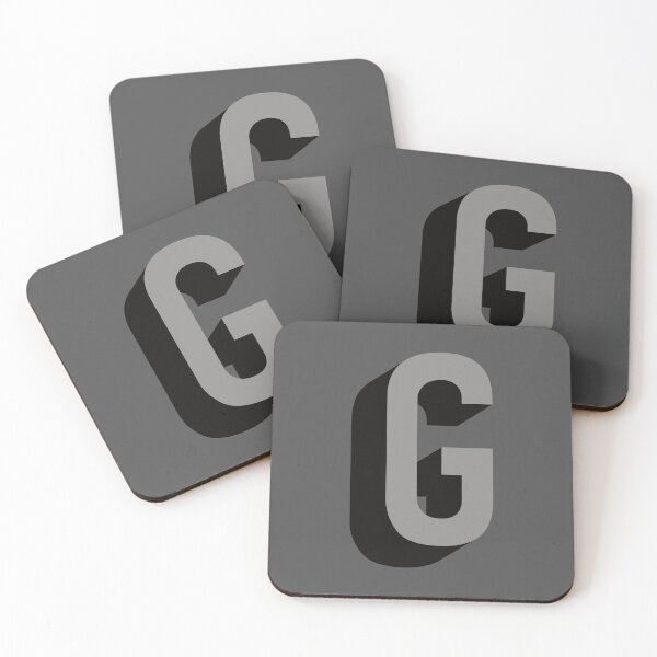 Item preview, Grey and Black G — Film Noir Monogram designed and sold by GoodSequel.