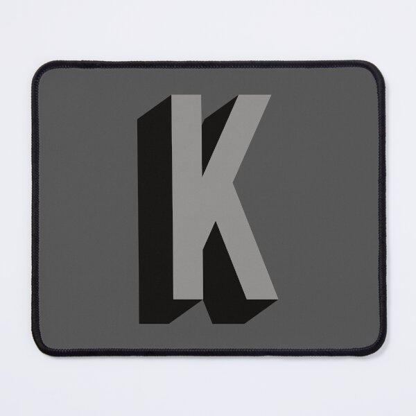 Item preview, Grey and Black K — Film Noir Monogram designed and sold by GoodSequel.
