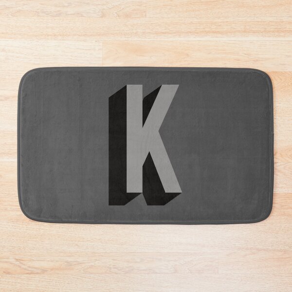 Item preview, Grey and Black K — Film Noir Monogram designed and sold by GoodSequel.