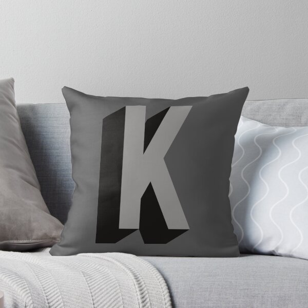 Item preview, Grey and Black K — Film Noir Monogram designed and sold by GoodSequel.