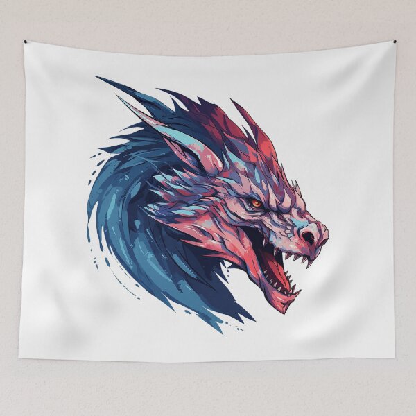 Item preview, Raging Inferno Meets Icy Abyss: Crimson Frost Dragon designed and sold by Christian Weiss.