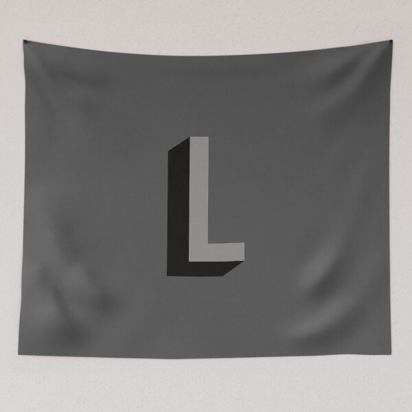 Item preview, Grey and Black L — Film Noir Monogram designed and sold by GoodSequel.