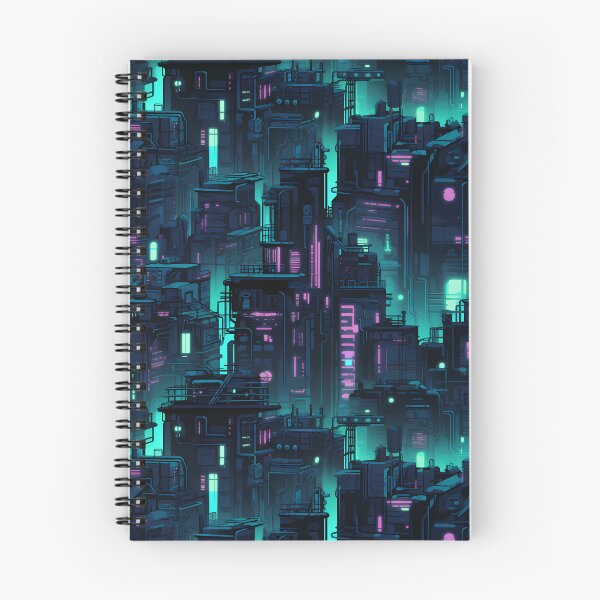 Item preview, Cyberpunk Future Cityscape Pattern designed and sold by SchorlCraft.