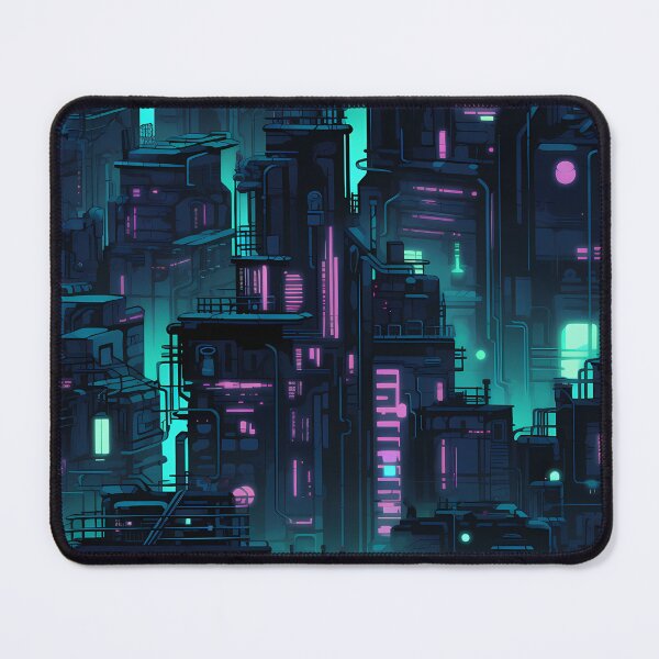Item preview, Cyberpunk Future Cityscape Pattern designed and sold by SchorlCraft.