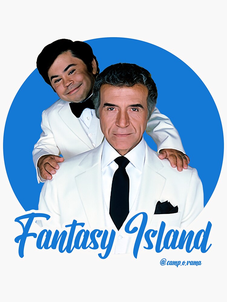 Fantasy Island Sticker for Sale by Camp-o-rama