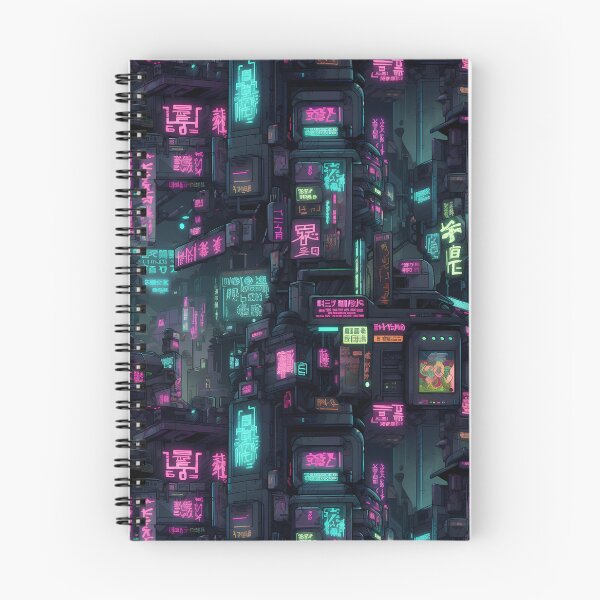 Item preview, Cyberpunk Future Cityscape Pattern designed and sold by SchorlCraft.