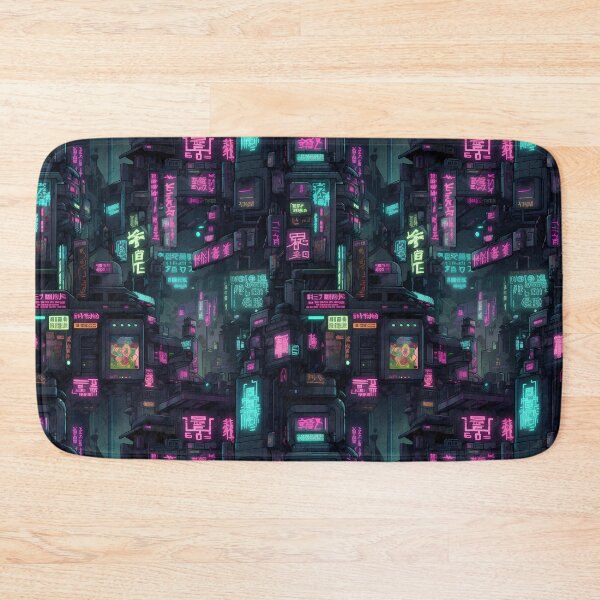 Item preview, Cyberpunk Future Cityscape Pattern designed and sold by SchorlCraft.