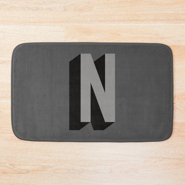 Item preview, Grey and Black N — Film Noir Monogram designed and sold by GoodSequel.