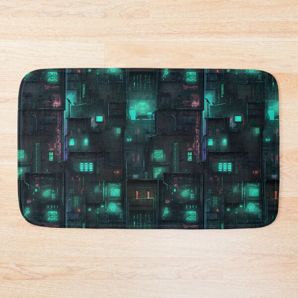 Item preview, Cyberpunk Future Cityscape Pattern designed and sold by SchorlCraft.