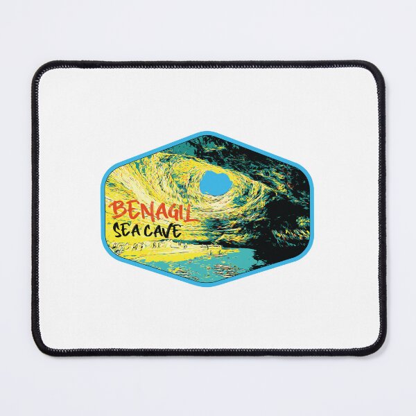 Item preview, Benagil Sea Cave Landscape Illustration | Algarve Coastal Art designed and sold by Lemomo-artworks.