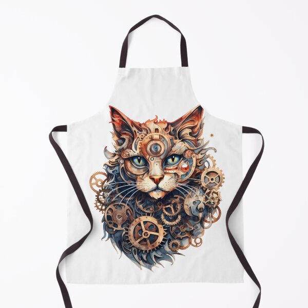 Item preview, Steampunk Cat made of Clockwork Gears designed and sold by SchorlCraft.