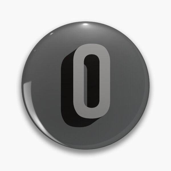 Item preview, Grey and Black O — Film Noir Monogram designed and sold by GoodSequel.