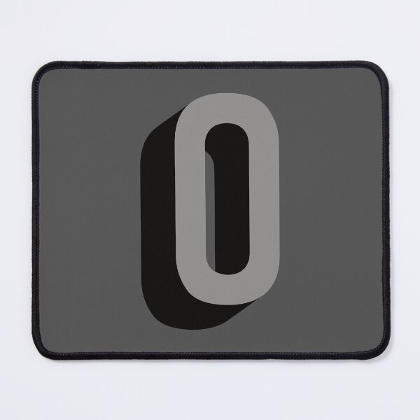 Item preview, Grey and Black O — Film Noir Monogram designed and sold by GoodSequel.