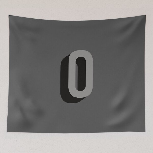 Item preview, Grey and Black O — Film Noir Monogram designed and sold by GoodSequel.