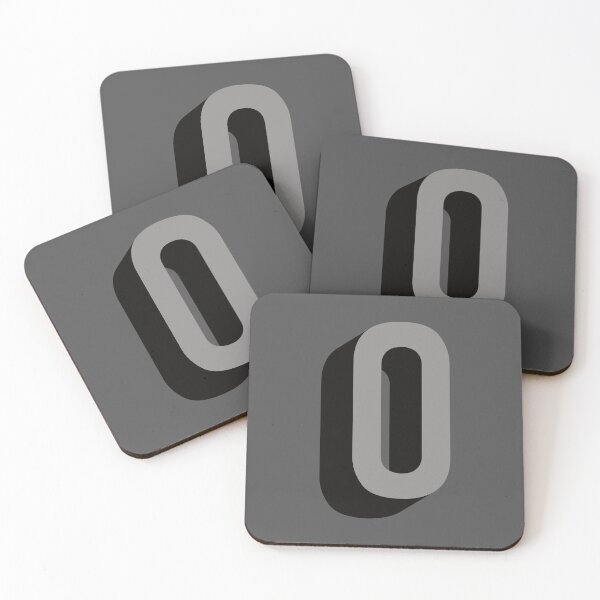 Item preview, Grey and Black O — Film Noir Monogram designed and sold by GoodSequel.