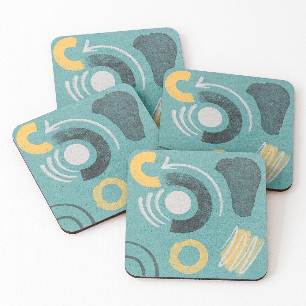 Item preview, Coasters (Set of 4) designed and sold by MileHighLowLife.