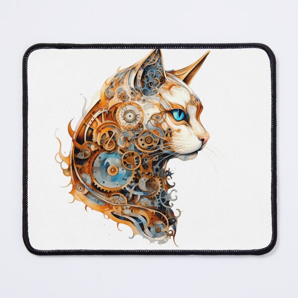 Item preview, Steampunk Cat made of Clockwork Gears designed and sold by SchorlCraft.