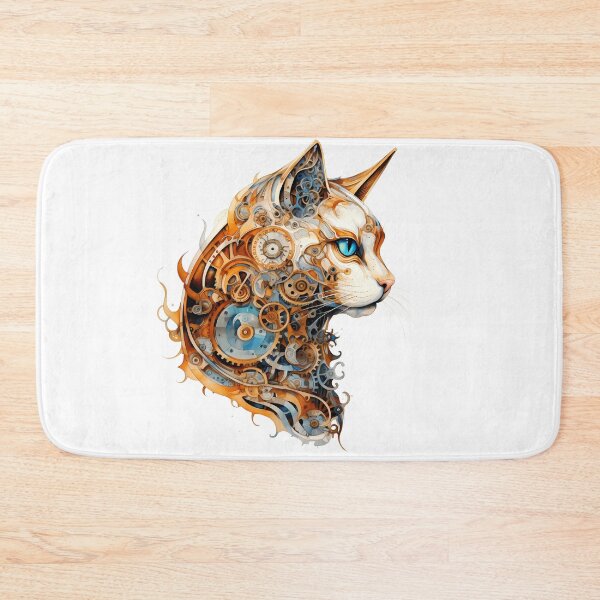 Item preview, Steampunk Cat made of Clockwork Gears designed and sold by SchorlCraft.