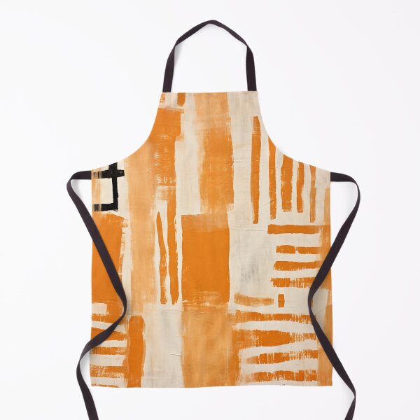 Item preview, Abstracto Naranja Mudcloth Contemporáneo designed and sold by trajeado14.