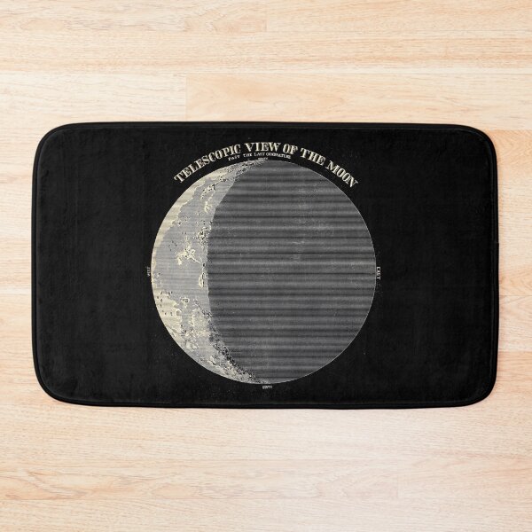 Item preview, Moon past the Last Quadrature.(c.1855). Vintage plaque, restored by Mindthecherry designed and sold by MINDTHECHERRY.