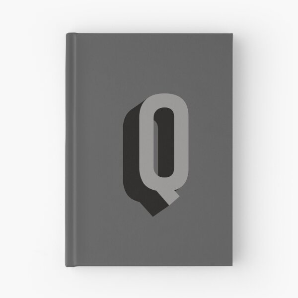 Item preview, Grey and Black Q — Film Noir Monogram designed and sold by GoodSequel.