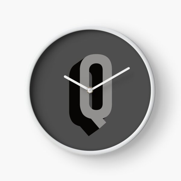Item preview, Grey and Black Q — Film Noir Monogram designed and sold by GoodSequel.