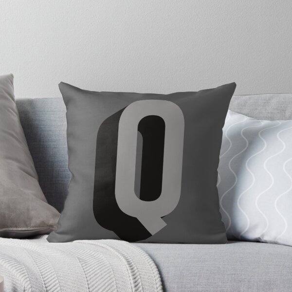 Item preview, Grey and Black Q — Film Noir Monogram designed and sold by GoodSequel.