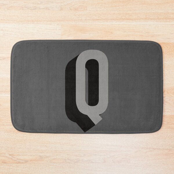 Item preview, Grey and Black Q — Film Noir Monogram designed and sold by GoodSequel.