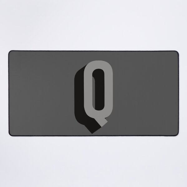 Item preview, Grey and Black Q — Film Noir Monogram designed and sold by GoodSequel.