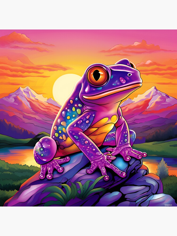 Frog Stoner Sticker