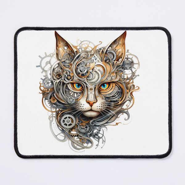 Item preview, Steampunk Cat made of Clockwork Gears designed and sold by SchorlCraft.